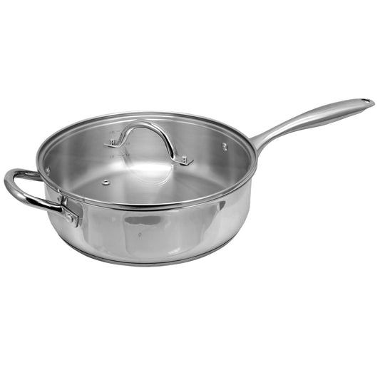 Oster Cuisine Saunders 4.2 Quart Saut Pan with Lid