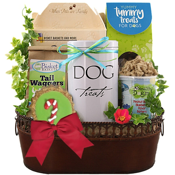 Holiday Sophisticated Dog Gift Basket